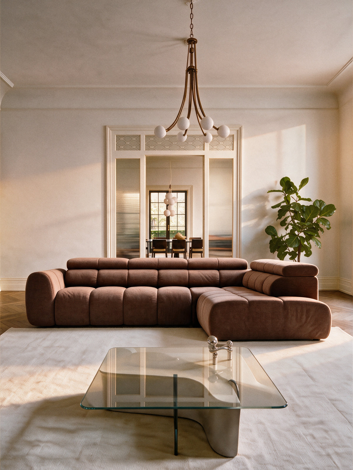 Narożna sofa modułowa Nubo (4-osobowa)