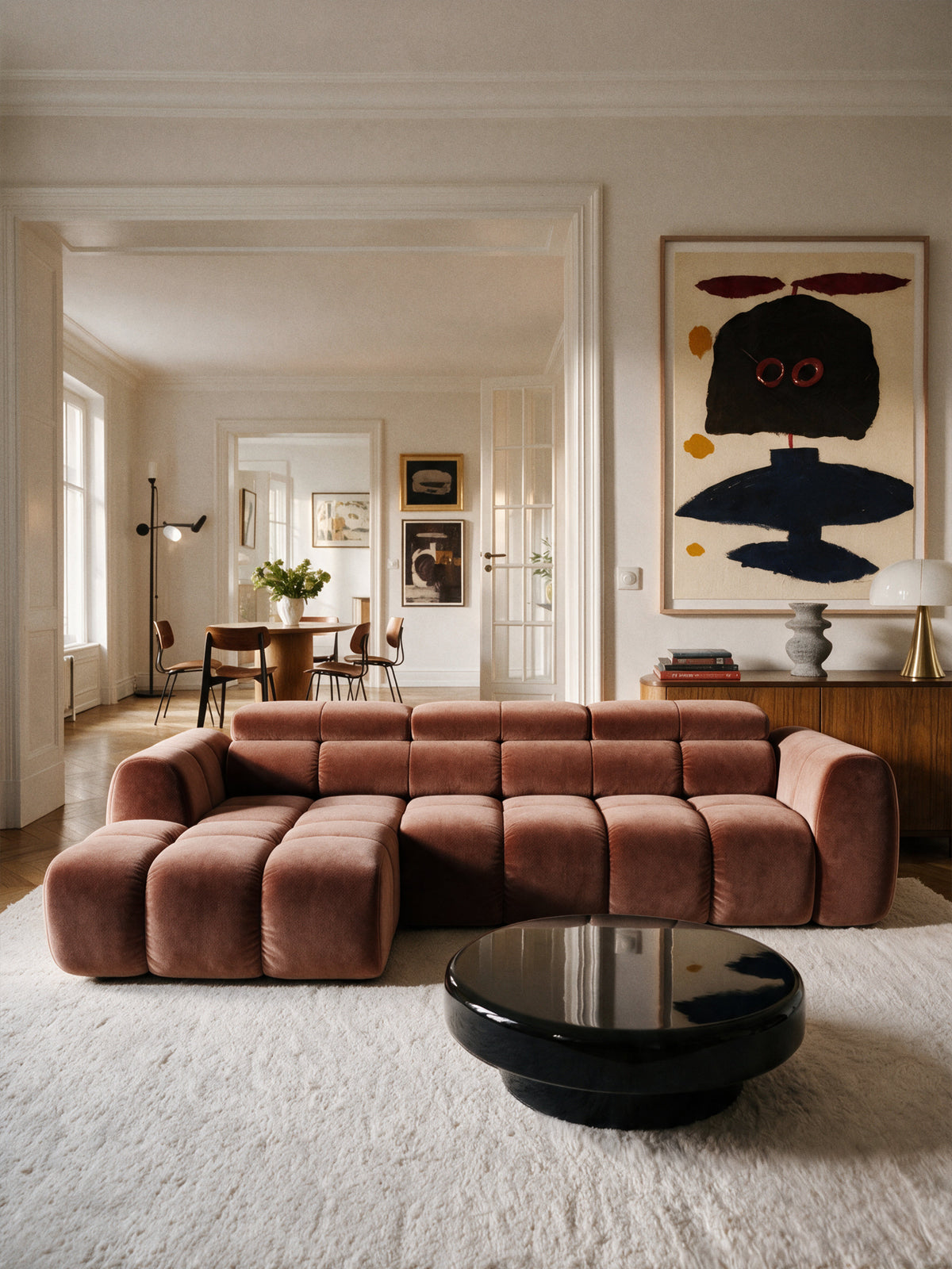 Narożna sofa modułowa Nubo (3-osobowa)